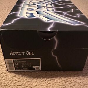 Admit One Ja 3 Lightning Design Shoe Box